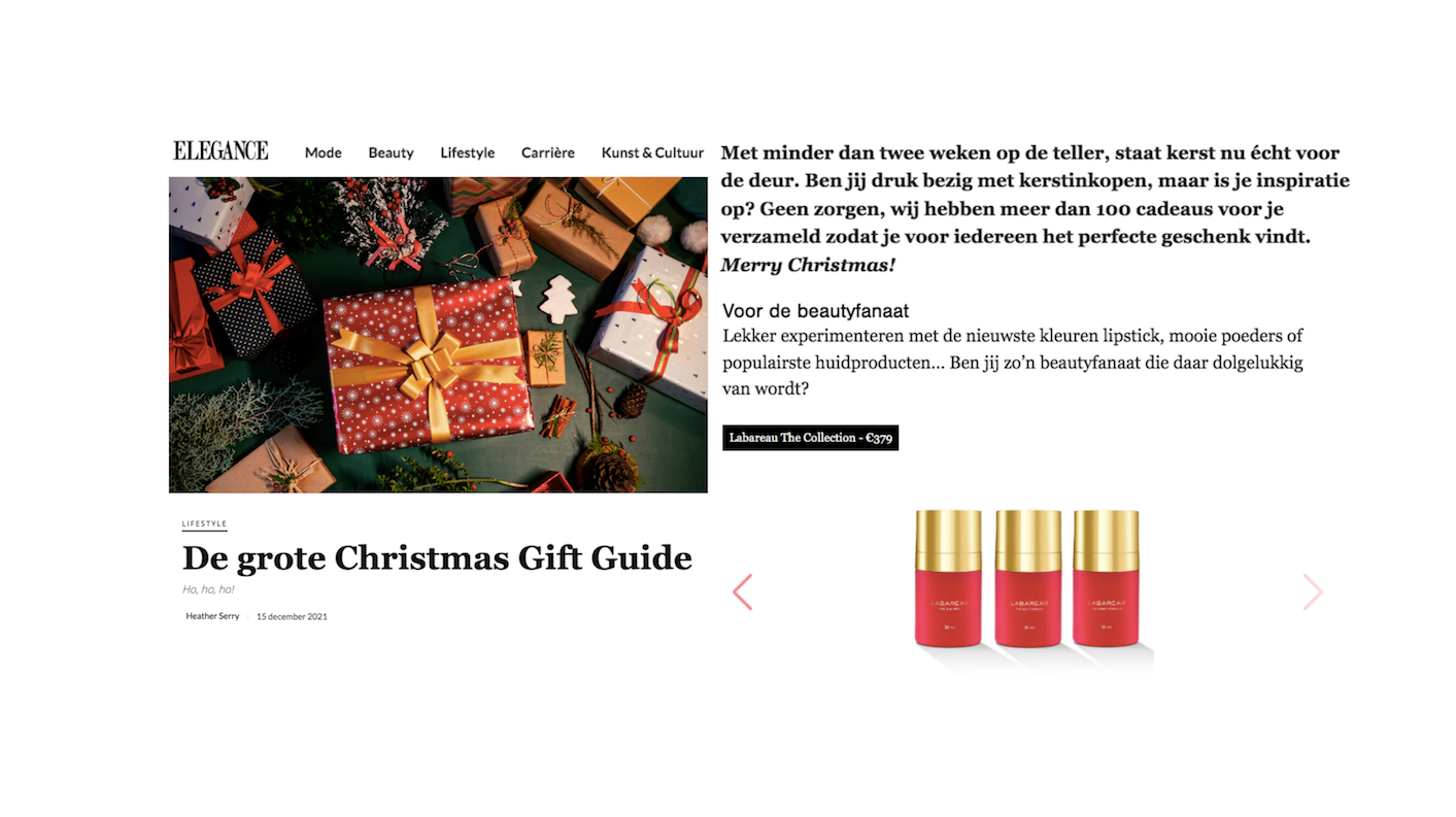 Elegance: de grote Christmas Guide