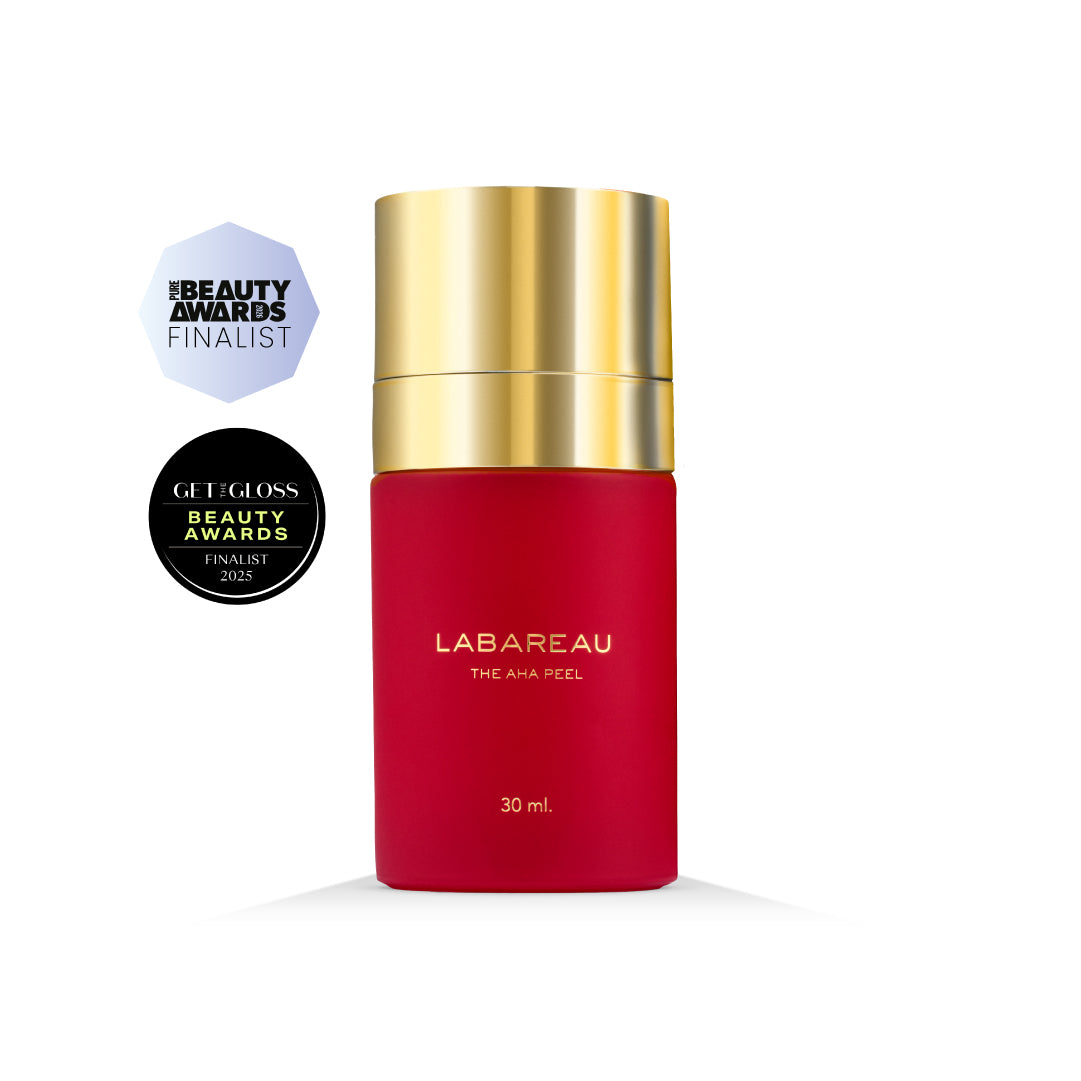 The AHA Peel met de awards: Pure Beauty Awards Finalist en Get The Gloss Beauty Awards